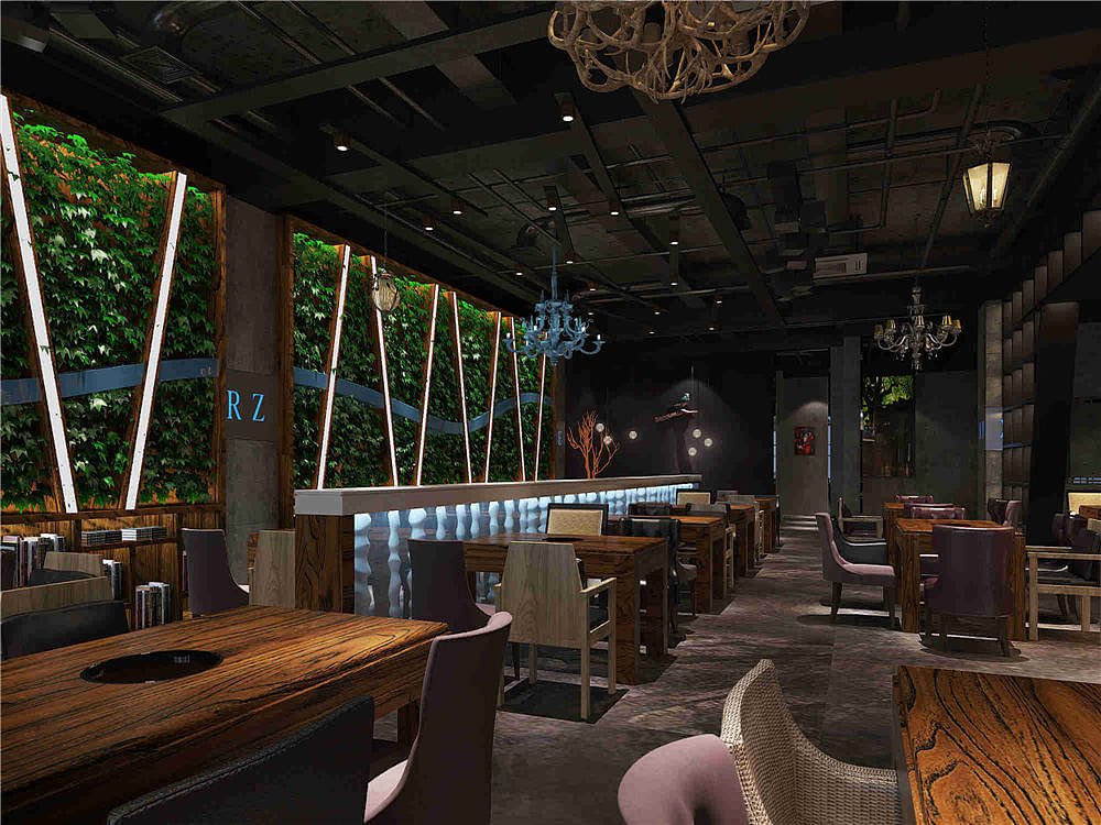 郑州渔乐特色主题火锅店装修设计公司案例