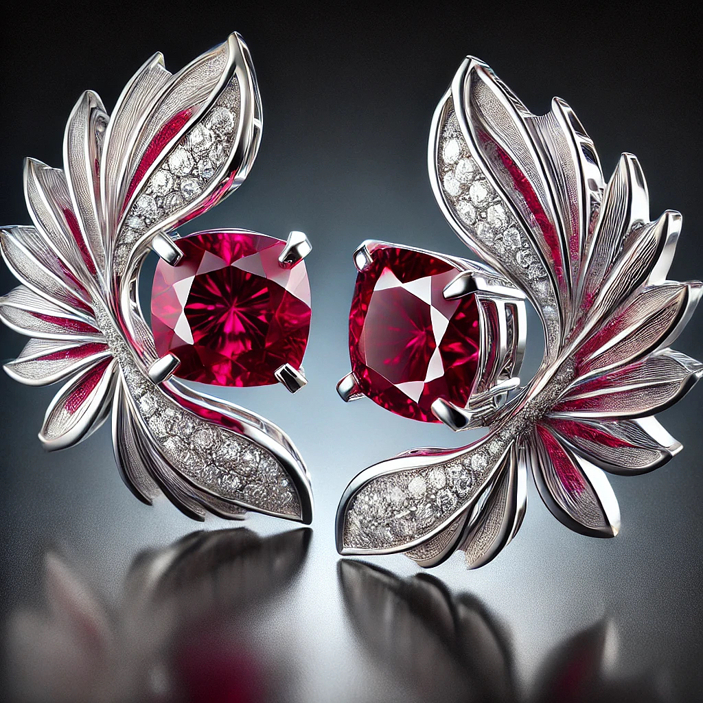 鸿运当头，锦鲤跃耳（纯设计）（图ZMzc2MDkxMzY0） - 首饰设计 - 站酷设计师猫朵设计原创素材 - 站酷ZCOOL