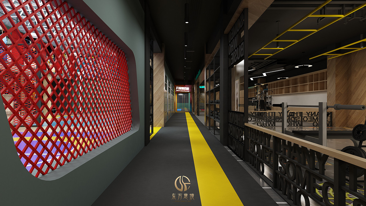 《东方意境效果表现设计》健身房案例欣赏