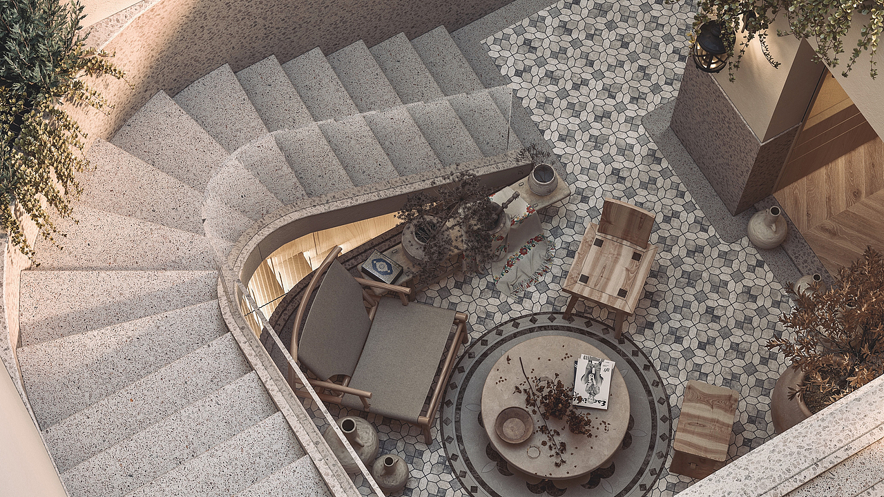 【中东风，花园里放着《古兰经》】上海400平私宅设计