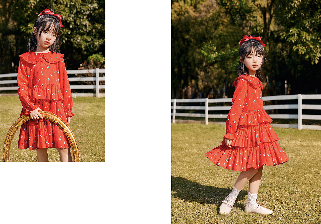 太平鸟童装minipeace早秋外景