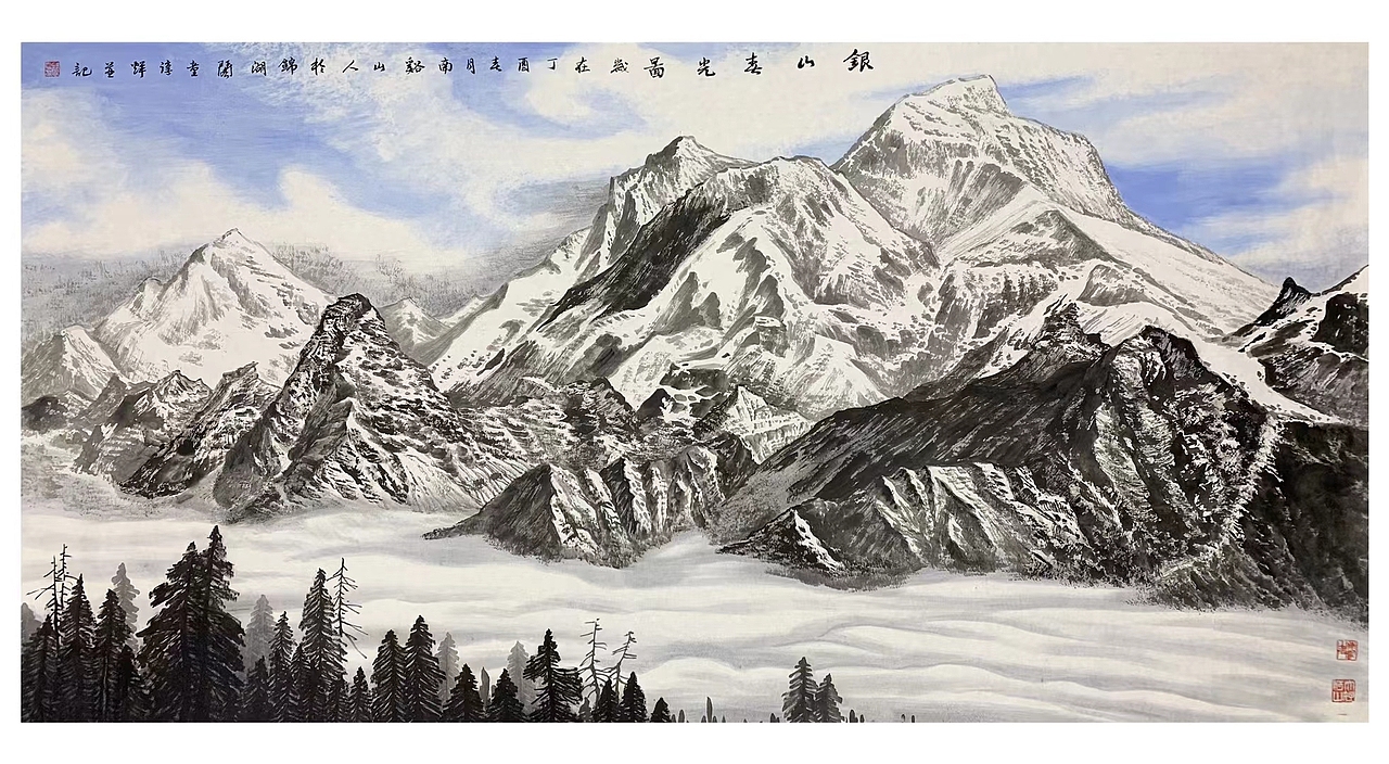 中国美协会员童谆辉山水作品赏析