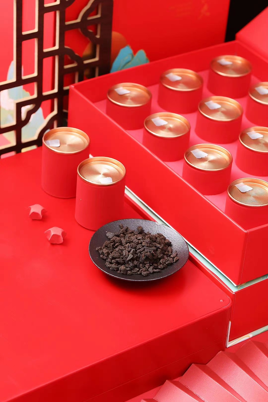 中秋礼品盒插画