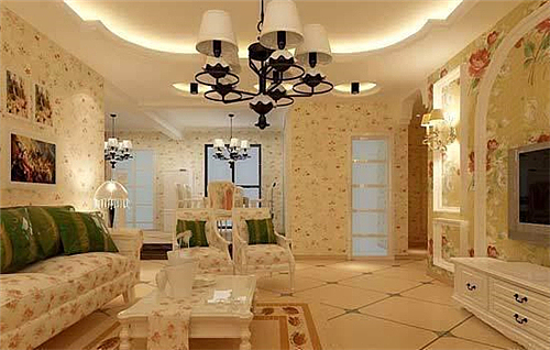 【西安盛腾美巢家装】时尚简欧客厅装修设计（图ZOTgwOTMwOTY=） - 家装设计 - 站酷设计师西安盛腾美巢家装原创素材 - 站酷ZCOOL