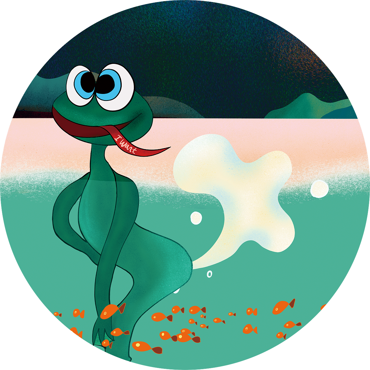 你和谁在同一时间放屁|插画|艺术插画|七七891107 - 原创作品 - 站酷