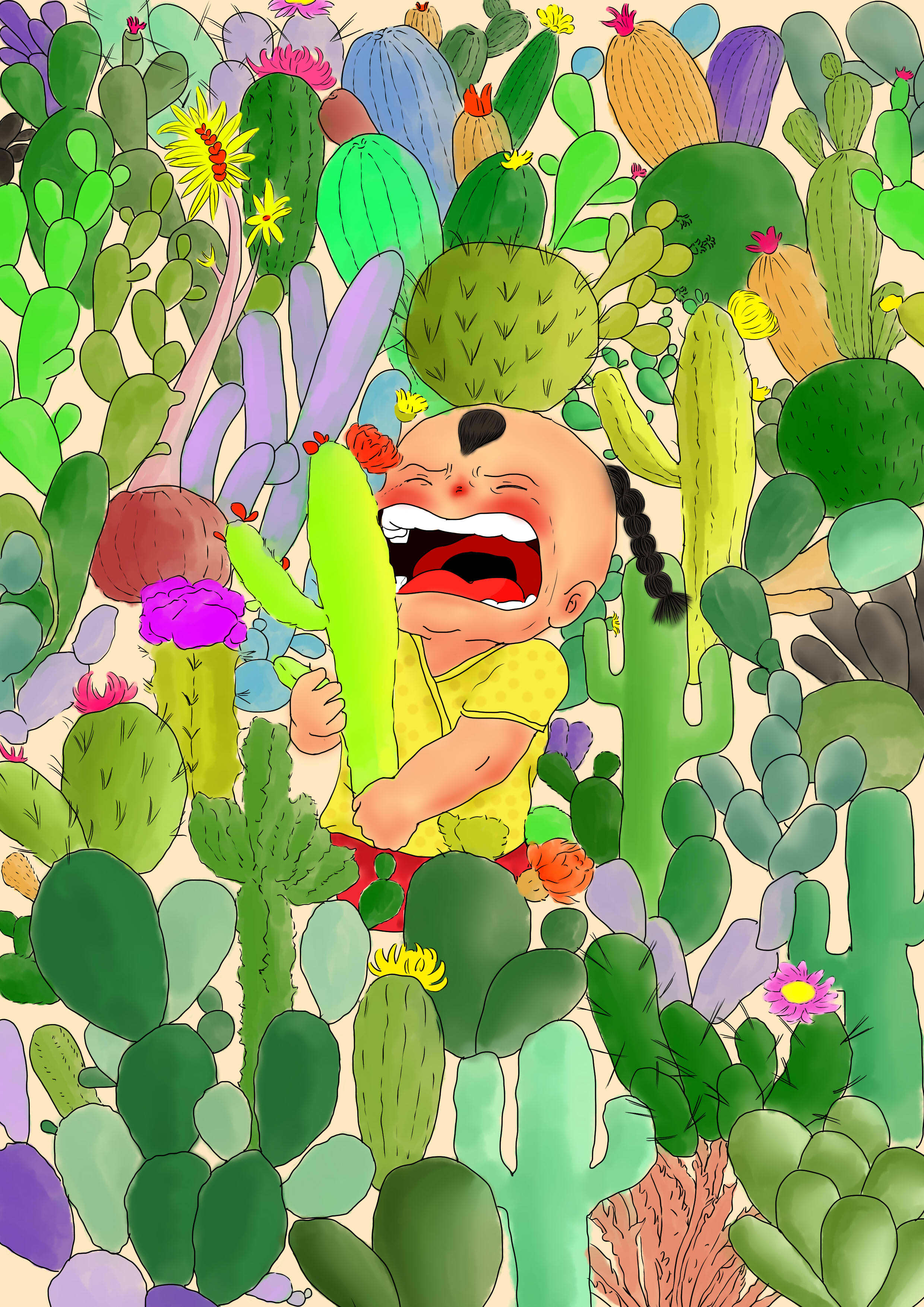 植物娃娃|插画|插画习作|费费婷婷 - 原创作品 - 站酷 (zcool)