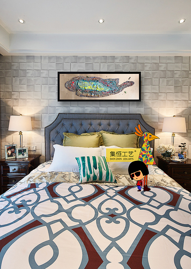 集恒工艺#实物画#装饰画#