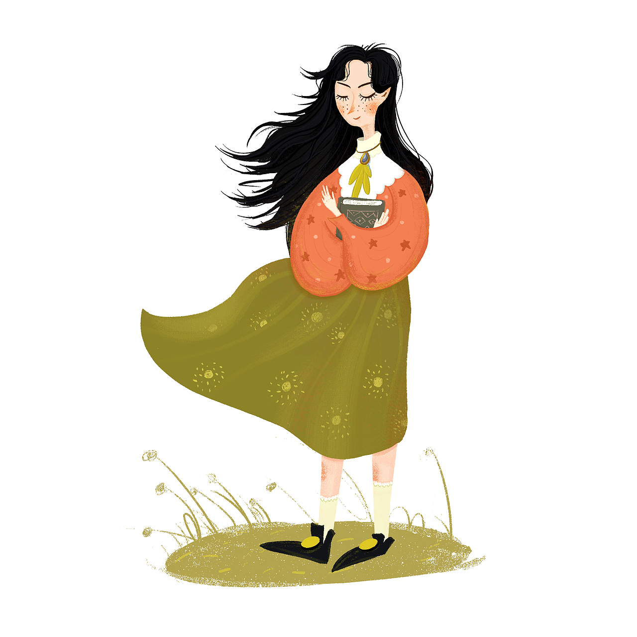 换装（图ZMTU3MzMyNzY4） - 儿童插画 - 站酷设计师黑喵呀呀呀原创素材 - 站酷ZCOOL