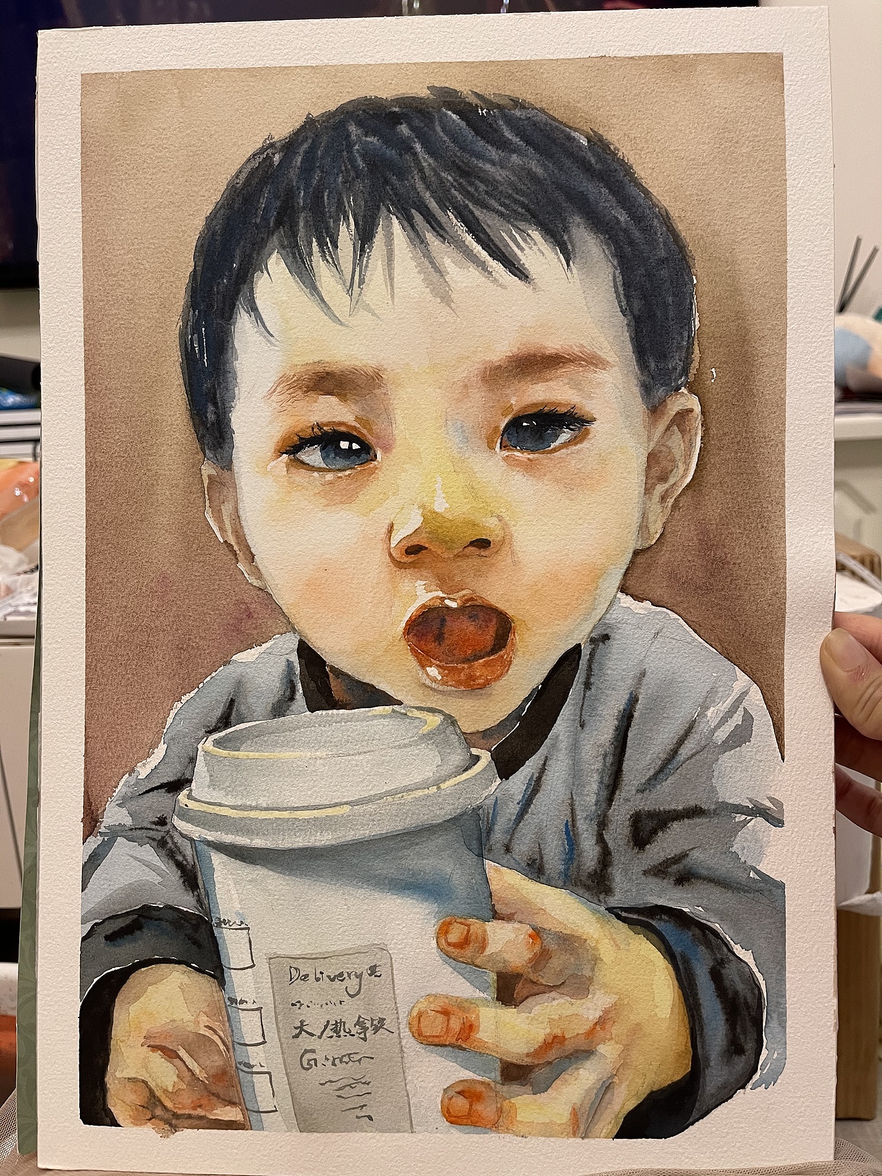 水彩头像😘😘