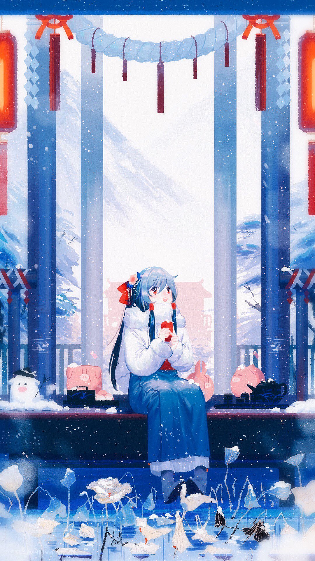 新年好（图ZMjQyNTM0NDg0） - 创作习作 - 站酷设计师狸猫子二号机原创素材 - 站酷ZCOOL