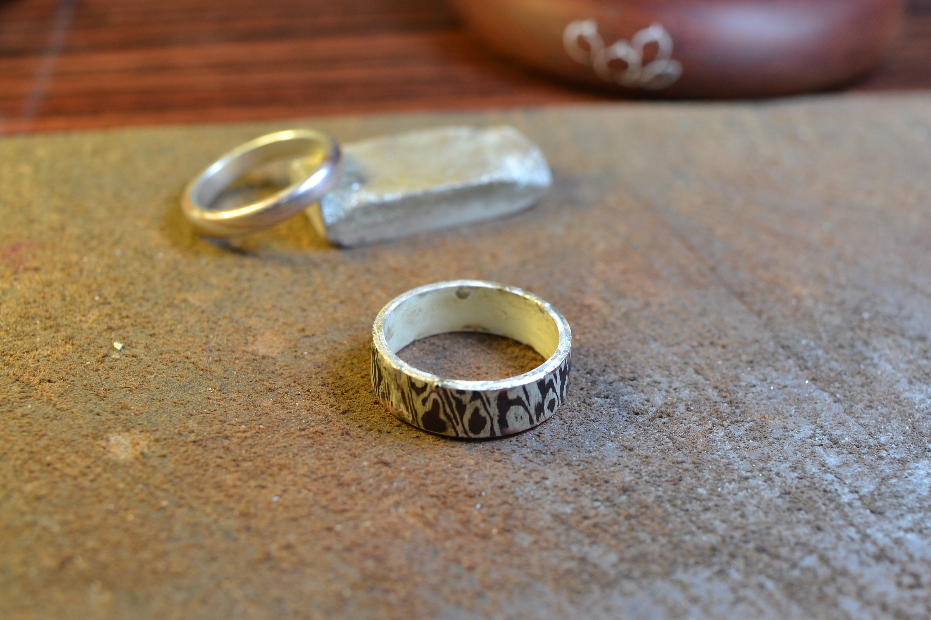 新做木纹金戒指|手工艺|首饰|易水癫 - 原创作品 - 站酷 (zcool)