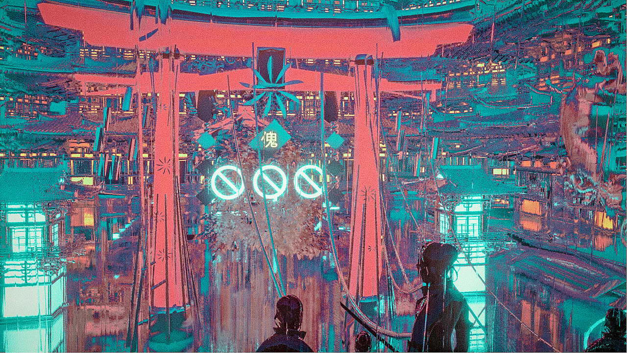 赛博朋克霓虹demo（图ZMjQ0MjcyNjA0） - 场景 - 站酷设计师SchonArtist原创素材 - 站酷ZCOOL