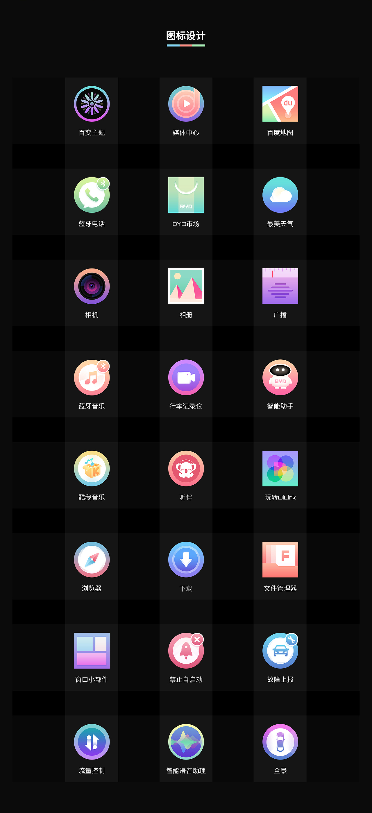 比亚迪车机主题设计—光芒之路（图ZMTkxMDQzNTIw） - 主题/皮肤 - 站酷设计师MIKE米氪原创素材 - 站酷ZCOOL