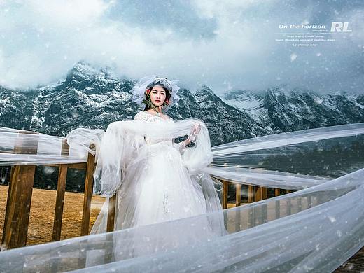旅拍-个性情绪雪山婚纱