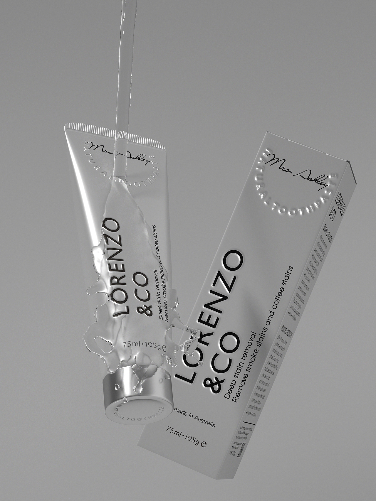 牙膏包装设计日化产品设计C4D产品建模渲染设计（图ZMzMwMzEzMTEy） - 生活用品 - 站酷设计师禧派设计SEEPACK原创素材 - 站酷ZCOOL