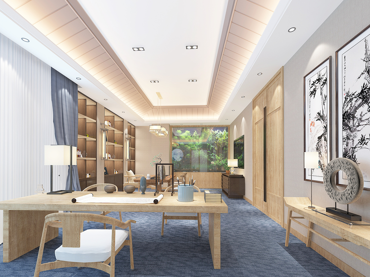 现代足疗店面设计