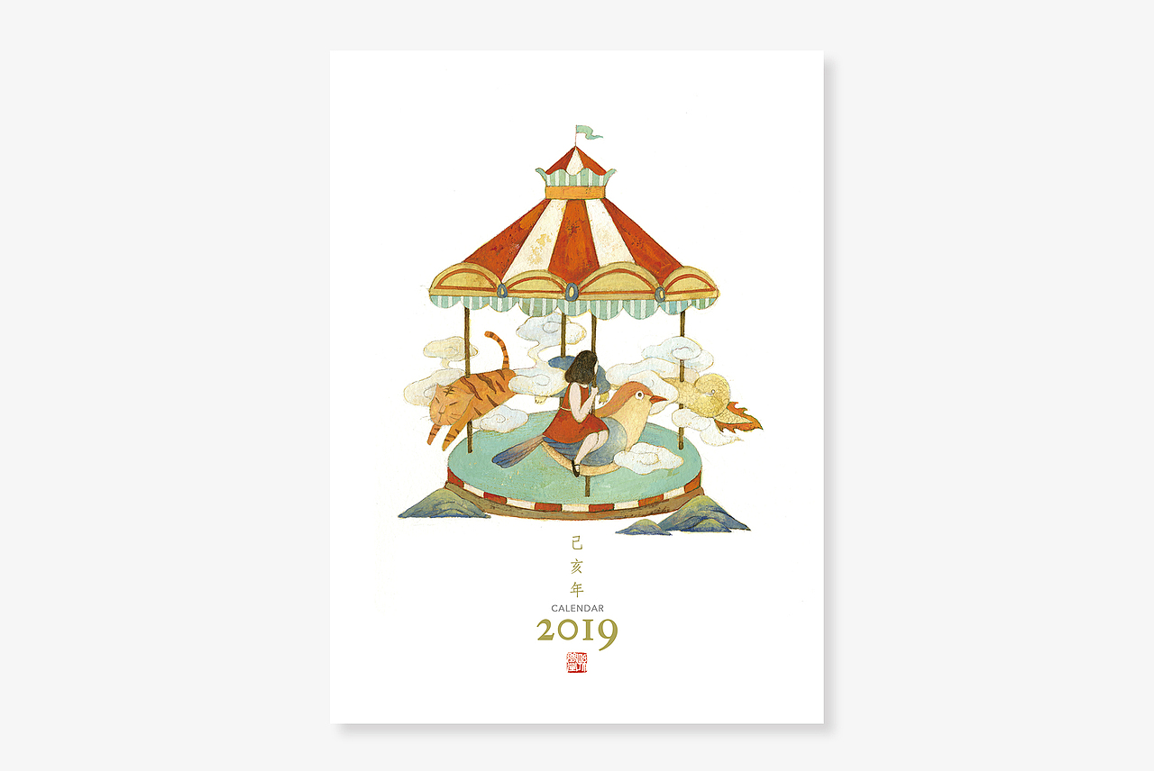 2019年历:Silent Moments寂静时刻