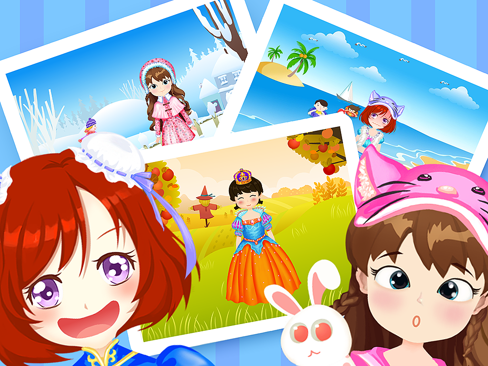 人物造型真是历经磨难,换过无数个脸了~~