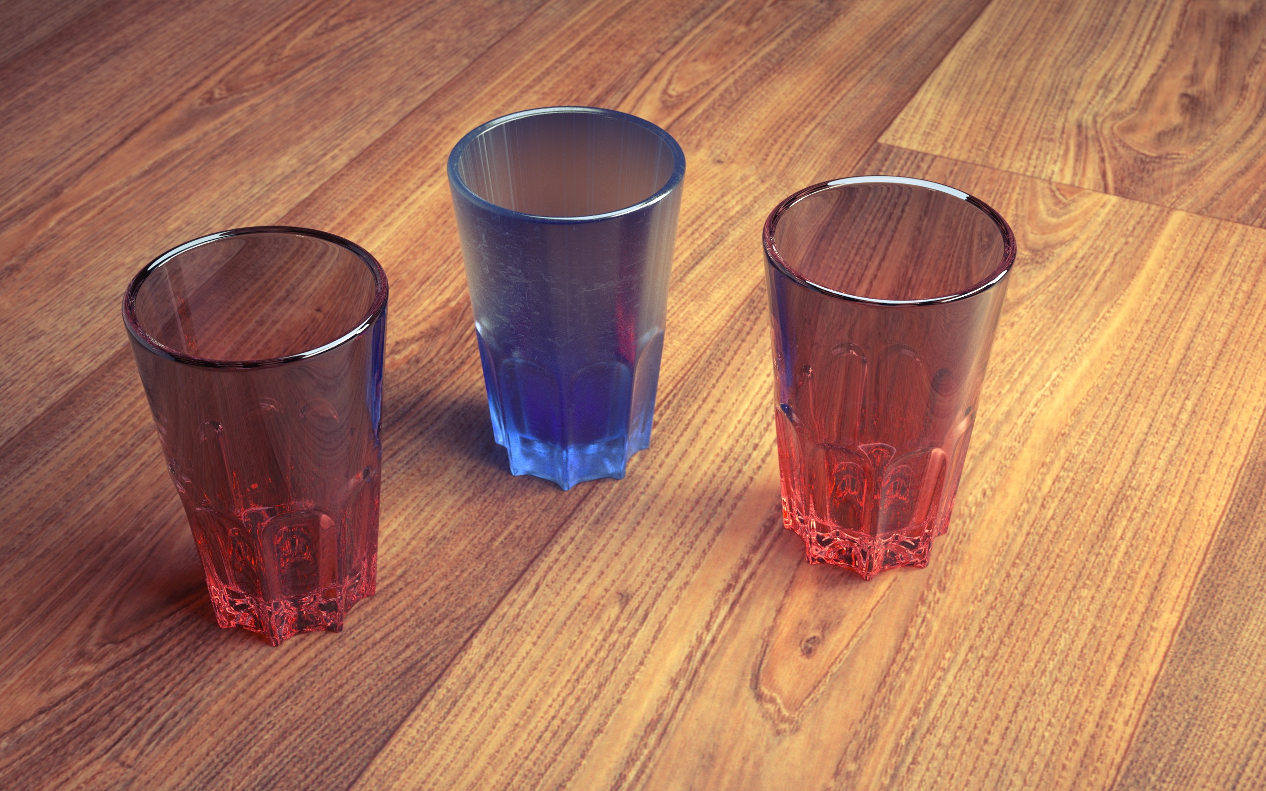 彩色渐变空杯|三维|其他三维|后起之一休哥 - 原创