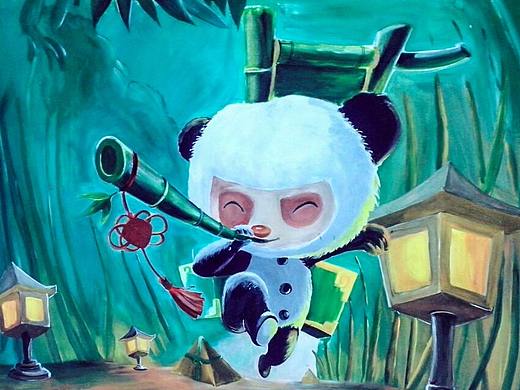 丙烯颜料手绘（个人主页-ZMzE2MjA0MzY=） - 艺术插画 - 站酷设计师晴天的莫莫原创素材 - 站酷ZCOOL