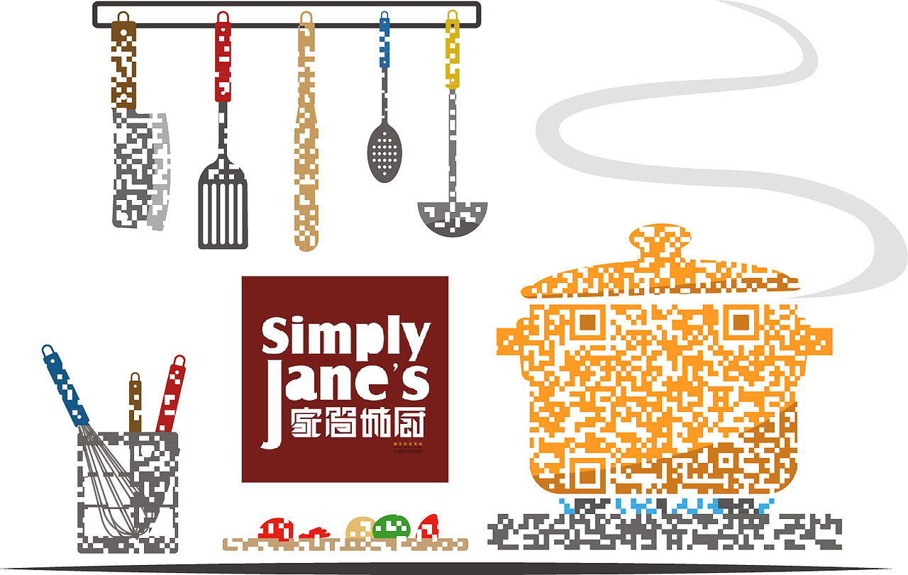 个性二维码设计（图ZNjMzNTA1ODg=） - 其他平面 - 站酷设计师Rookkkie原创素材 - 站酷ZCOOL