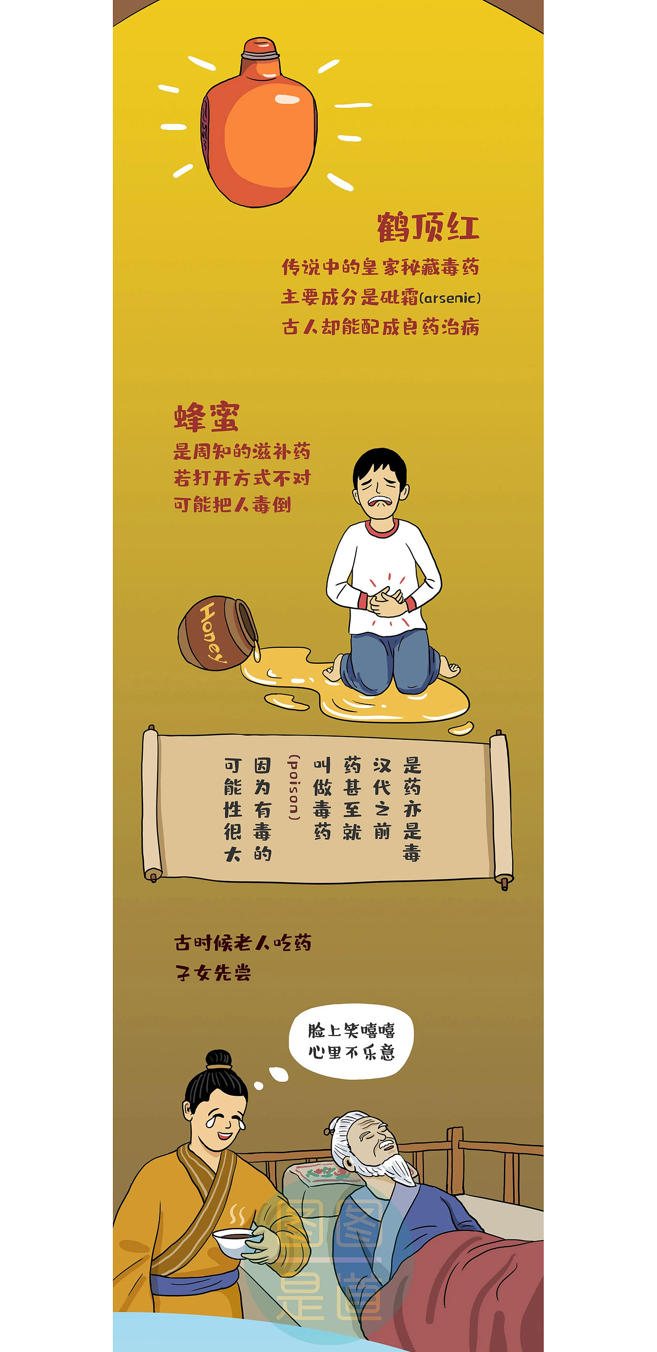 毒与药的一线之隔丨公众号插画