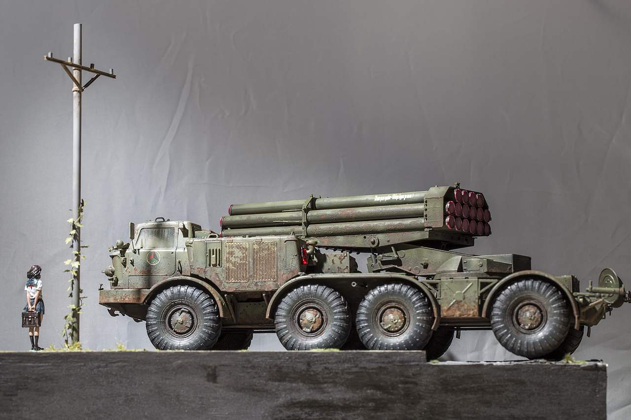 1/35小号手飓风火箭炮（图ZMjE1MTc3Njc2） - 手办/模玩 - 站酷设计师MWM1984原创素材 - 站酷ZCOOL