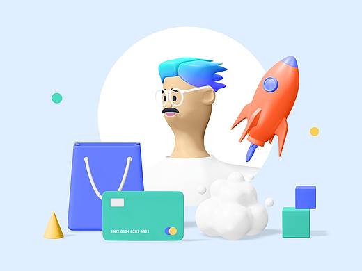Kukla 3d icon kit