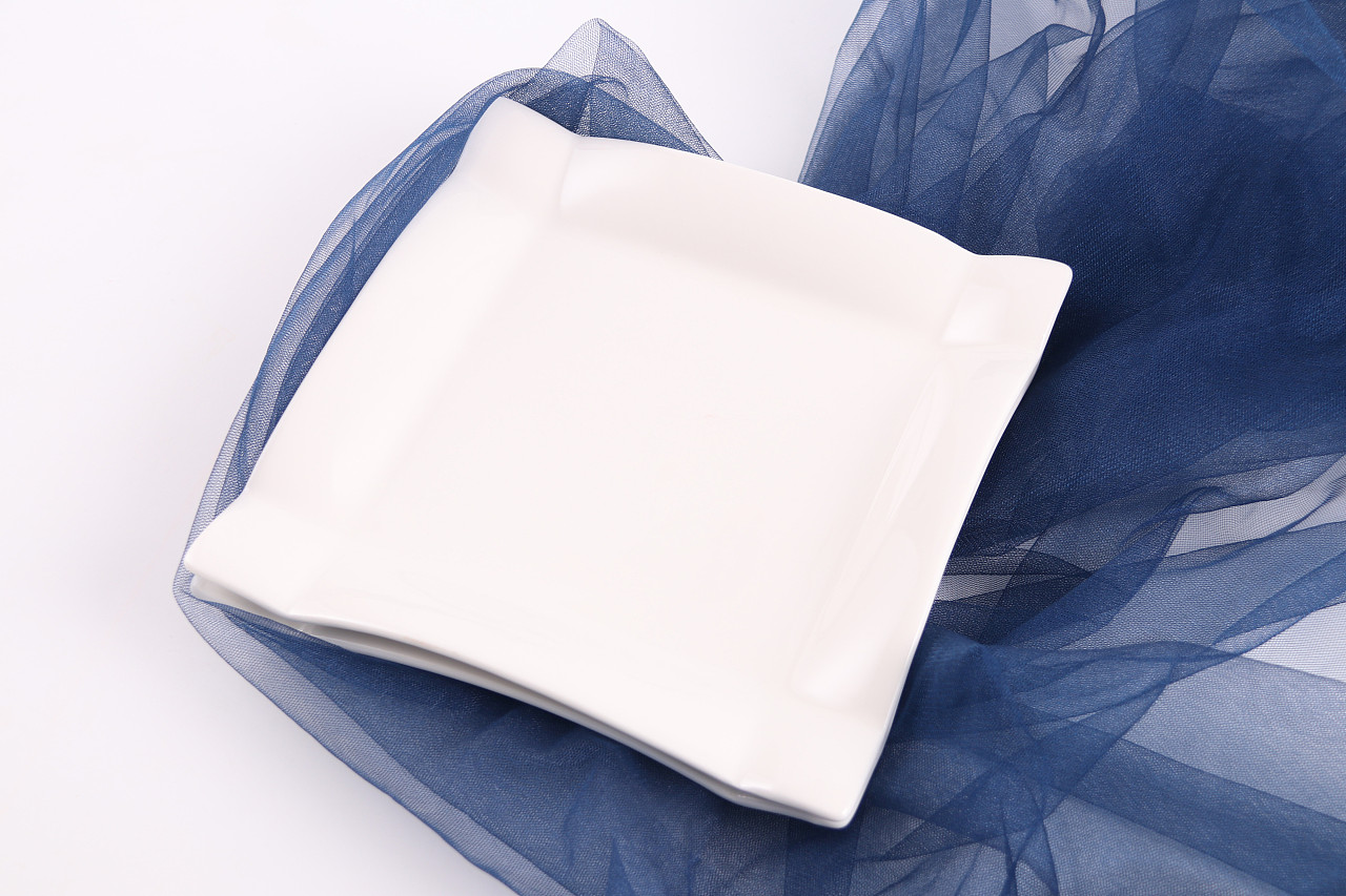 b01餐饮工具c03-餐具v06白色方碟