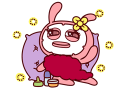 冷兔KAKAO表情（图ZMjEyMDE5MDQ=） - 网络表情 - 站酷设计师冷兔同学原创素材 - 站酷ZCOOL
