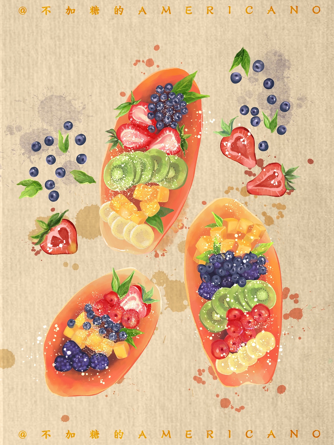 夏日甜品🍮（图ZMjE4OTI0MjQw） - 创作习作 - 站酷设计师不加糖Americano原创素材 - 站酷ZCOOL