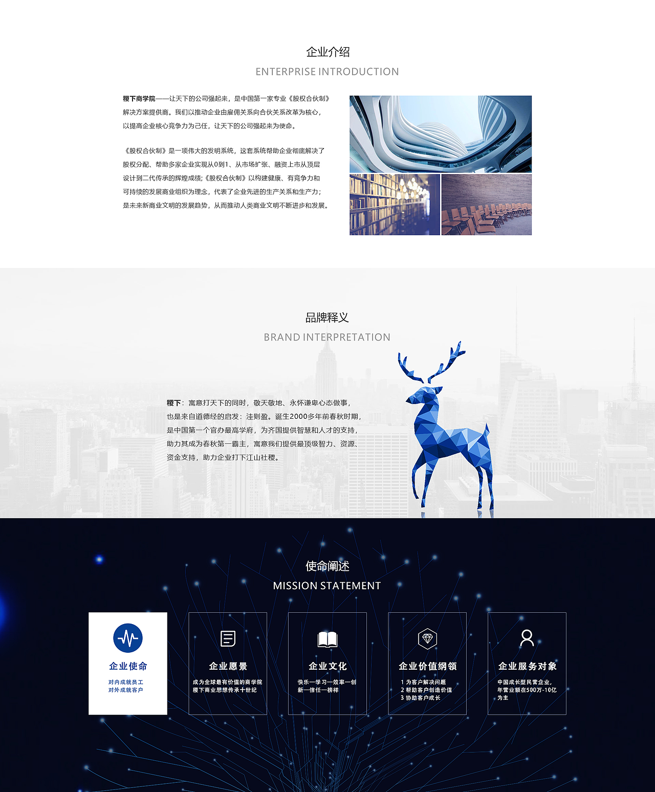 企业简介（图ZMjMxMTIwOTQw） - 企业官网 - 站酷设计师张万宇原创素材 - 站酷ZCOOL