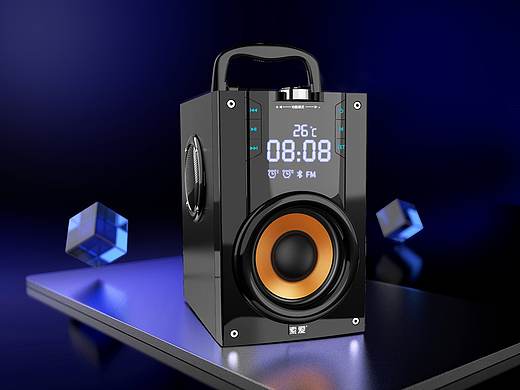 蓝牙音响渲染图（个人主页-ZMzc3NjI0NjQ=） - 电商 - 站酷设计师皮蛋里的瘦肉周原创素材 - 站酷ZCOOL