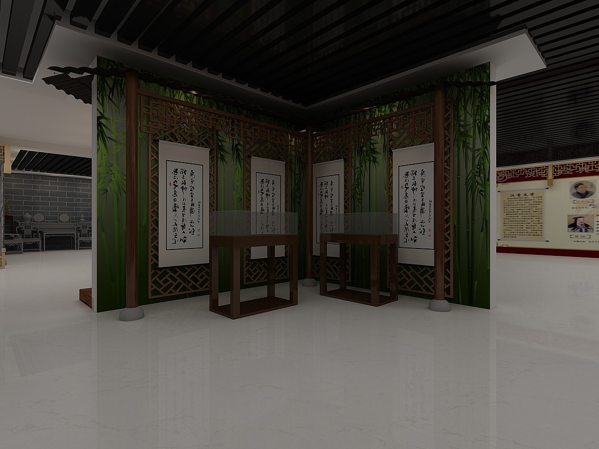 校史馆 设计效果图 3d设计 展厅 展馆设计（图ZMTg2MjEyMTA4） - 建筑/空间 - 站酷设计师云迪vind原创素材 - 站酷ZCOOL