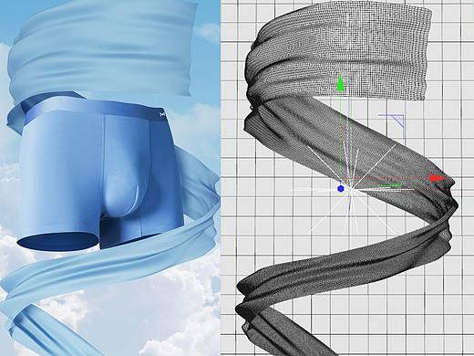 男士莫代尔平角内裤