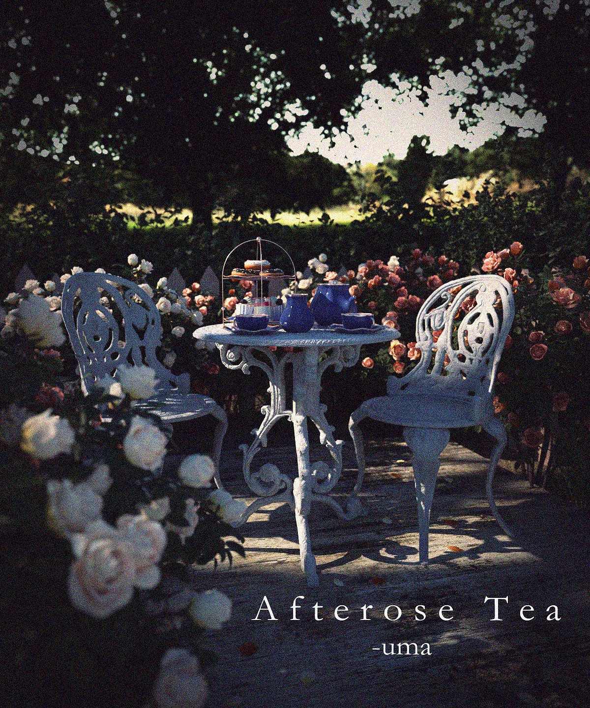 afterosetea午后的蔷薇花园茶会