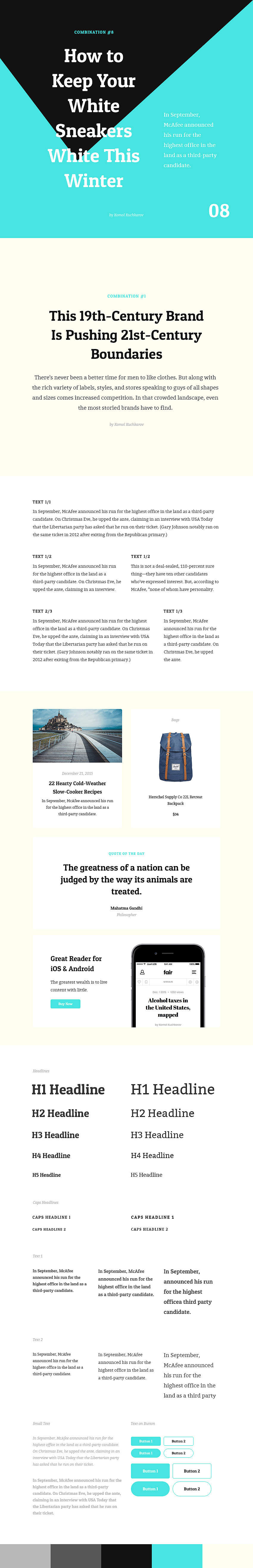 Font Combinations Kit   组合