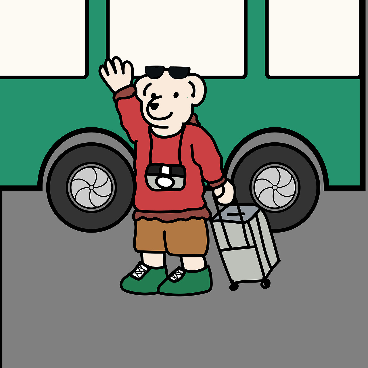 TEDDY BOY（图ZMTk3MTk1NTQ4） - 艺术插画 - 站酷设计师Gunn123原创素材 - 站酷ZCOOL