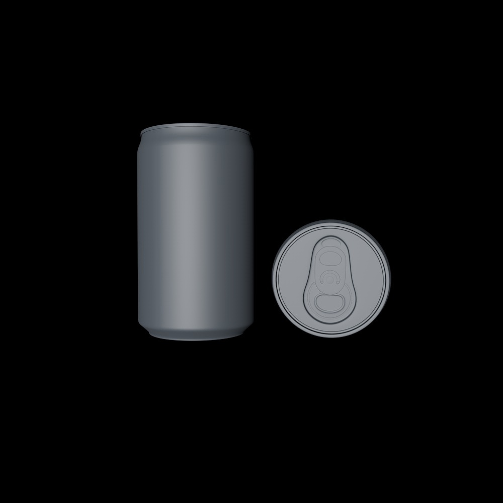 c4d练习饮料罐建模