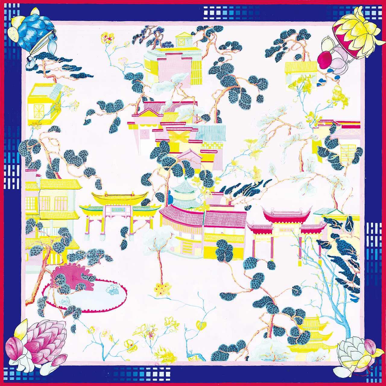 《物·语》丝巾设计（图ZMjQzMDY2MTk2） - 图案 - 站酷设计师割ou狗原创素材 - 站酷ZCOOL