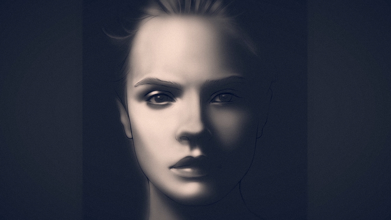 PS手绘教程：超模Cara Delevingne（卡拉迪瓦伊）（图ZMzczNDMwMzI=） - 创作习作 - 站酷设计师野孩子涂鸦原创素材 - 站酷ZCOOL