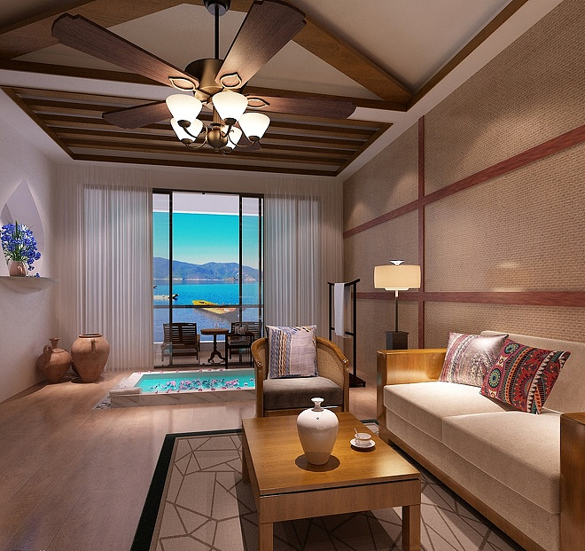 成都专业客栈设计|成都客栈设计公司《泸沽湖特色客栈设计效果图》（图ZNjI1OTg0MjA=） - 家装设计 - 站酷设计师成都客栈装修设计原创素材 - 站酷ZCOOL