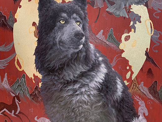 戌狗（個人主頁-ZNjQxNTA5NTI=） - 藝術(shù)插畫 - 站酷設計師子上喬木原創(chuàng)素材 - 站酷ZCOOL