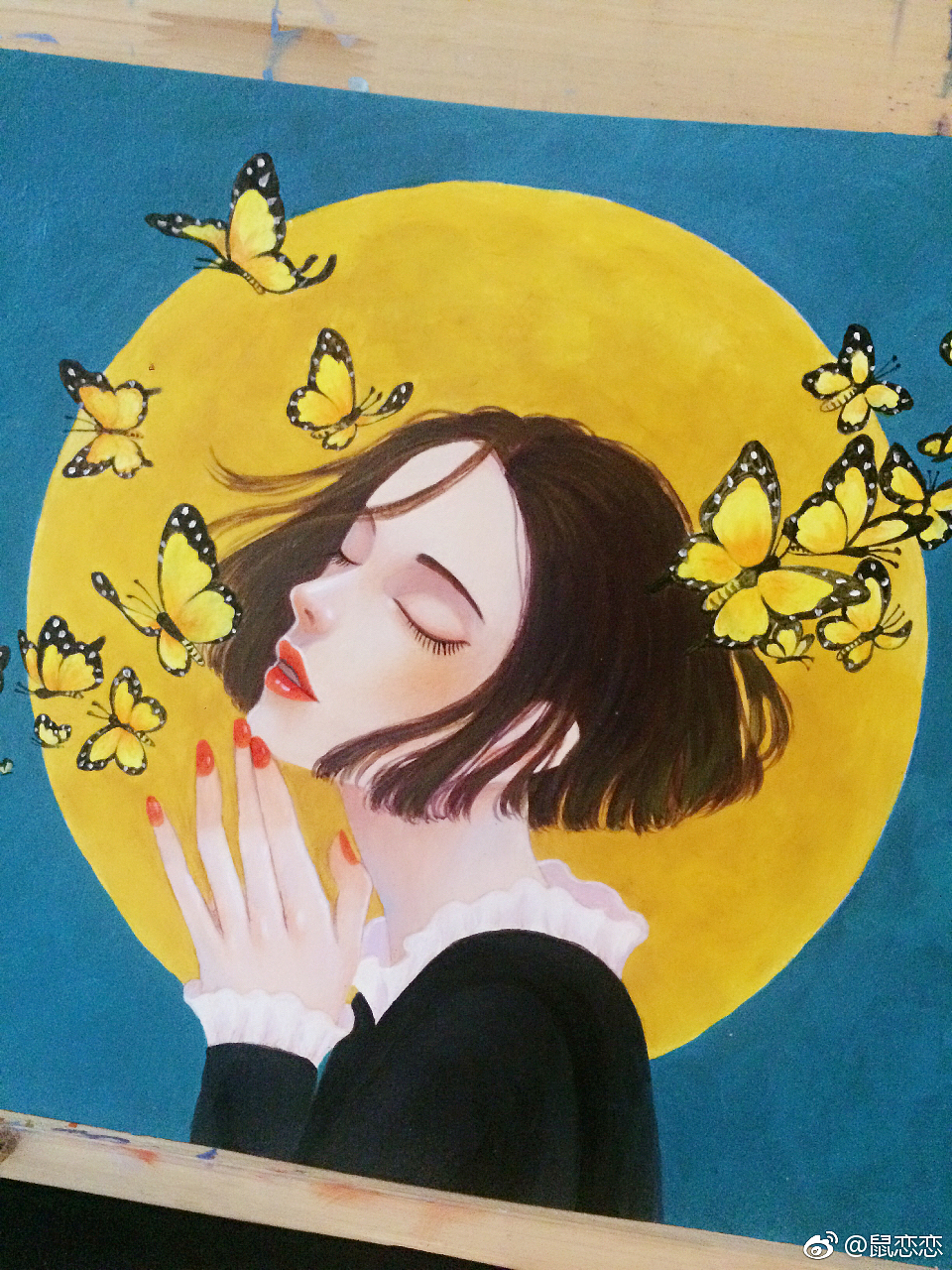 丙烯画第十一幅|插画|创作习作|尤砂乞_原创作品-站酷zcool