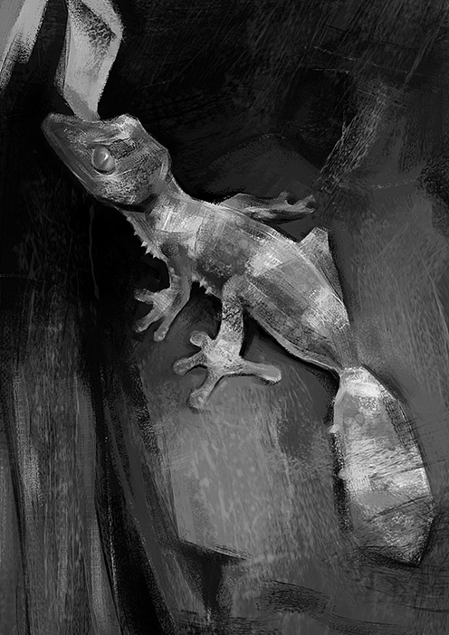 守宫（图ZMTE3MDM0NzYw） - 创作习作 - 站酷设计师GoatDevil原创素材 - 站酷ZCOOL