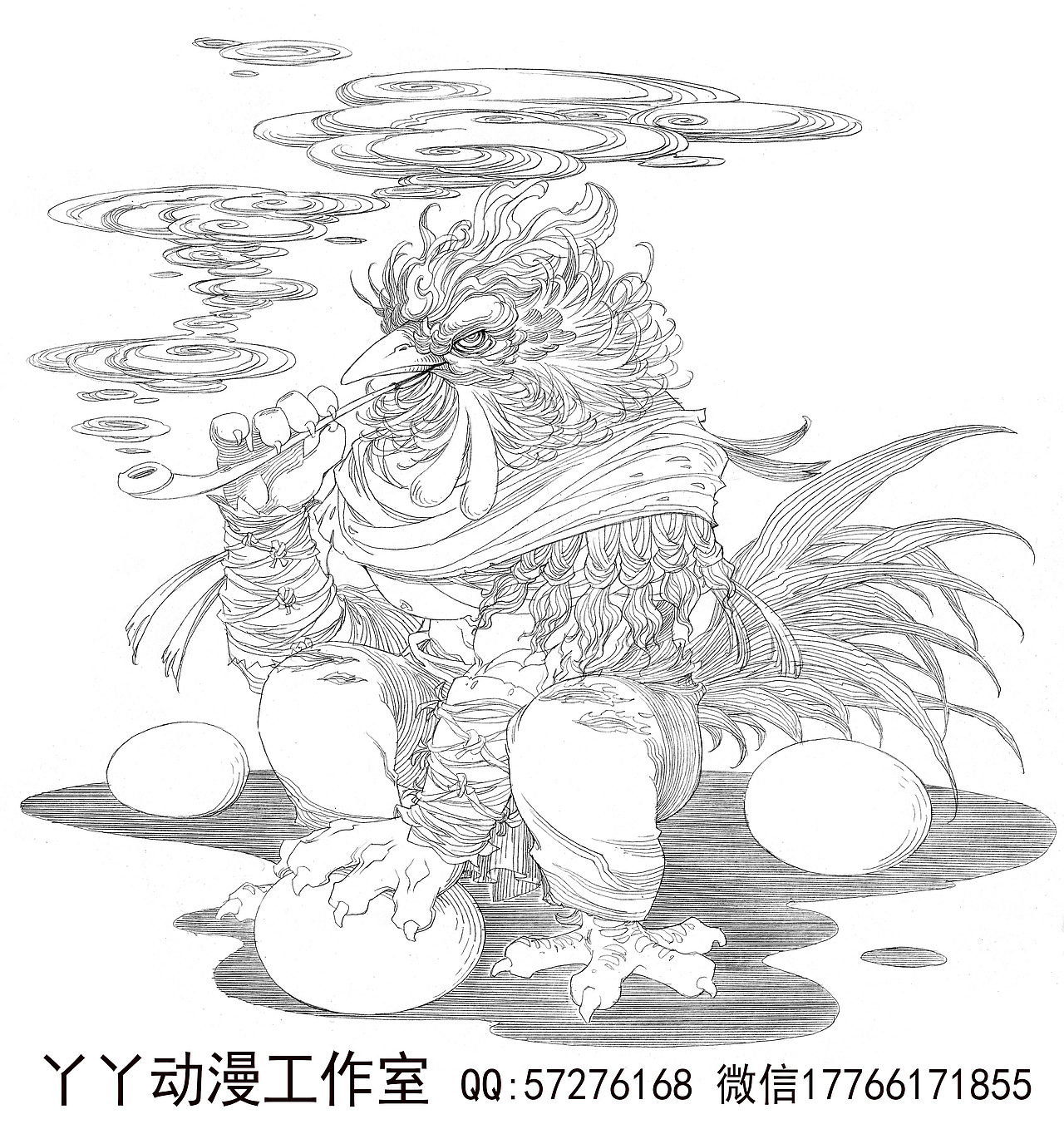 下蛋公鸡，公鸡中的战斗机~欧耶~！（图ZMjQ3MTExMzQ0） - 绘本 - 站酷设计师千绘动漫工作室原创素材 - 站酷ZCOOL