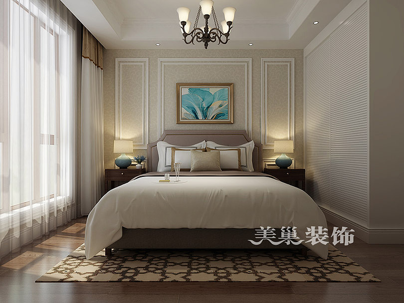 郑州名门紫园660平独栋别墅美式乡村装修效果图（图ZNzUxMTYzODg=） - 家装设计 - 站酷设计师美巢装饰小灰灰原创素材 - 站酷ZCOOL