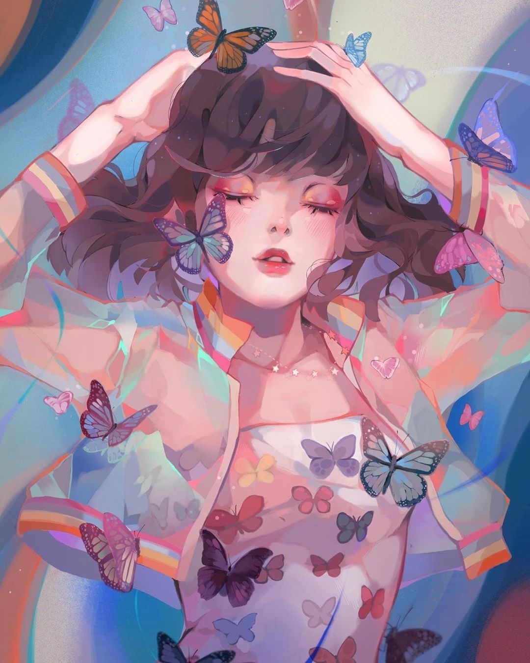 原画丨绘画丨少女系插画师nayu_illust