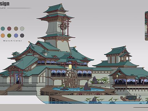 场景6（个人主页-ZNDEyMDk1ODQ=） - 游戏原画 - 站酷设计师二七是只柴原创素材 - 站酷ZCOOL