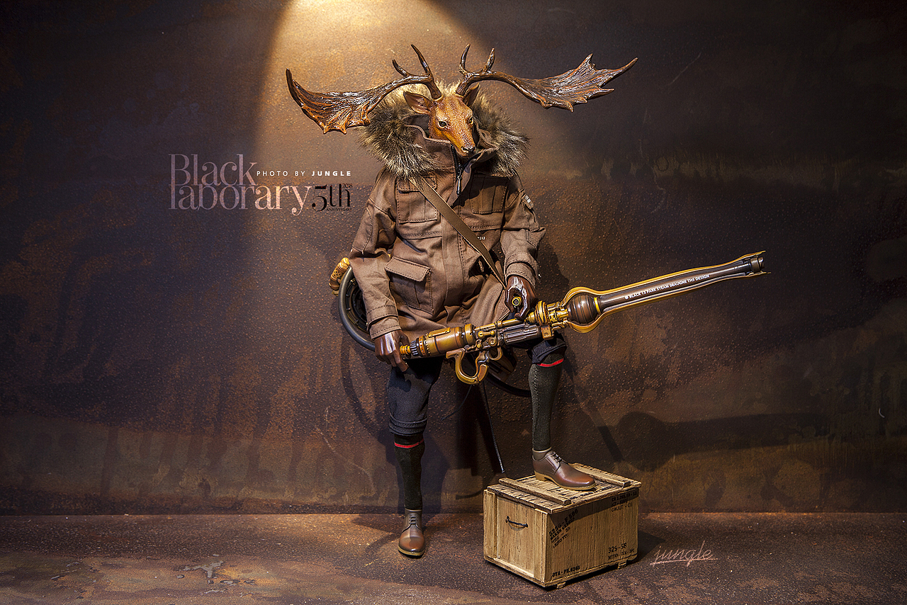 BLACK 13 PARK五周年紀念版暗夜幽靈作戰組 I 長角馴鹿（图ZMTM4ODA1MTU2） - 手办/模玩 - 站酷设计师jungleBK13原创素材 - 站酷ZCOOL